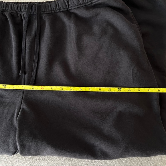 SKIMS mens classic jogger XL black dark grey French terry sweatpants 100% cotton - Picture 10 of 12